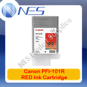 Canon Genuine PFI-101R Red Ink Cartridge for IPF-5000/IPF-5100/iPF-6100/iPF-6200 (130mL)